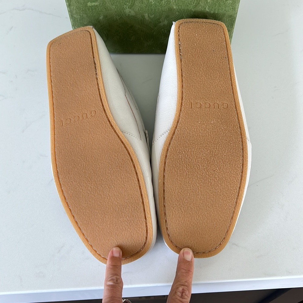 Gucci Mens driving loafer with horse-bit size 8 1/2 NWOT - Picture 2 of 8